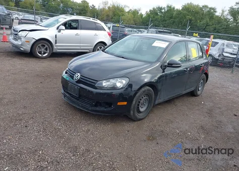 2013 Volkswagen Golf 2.5L 4-Door из США, поврежденный, VIN WVWDB7AJ3DW139277